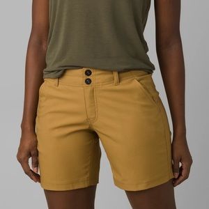 WOMENS BRAND NEW PRANA ALANA SHORTS SIZE 10 IN EMBARK BROWN
